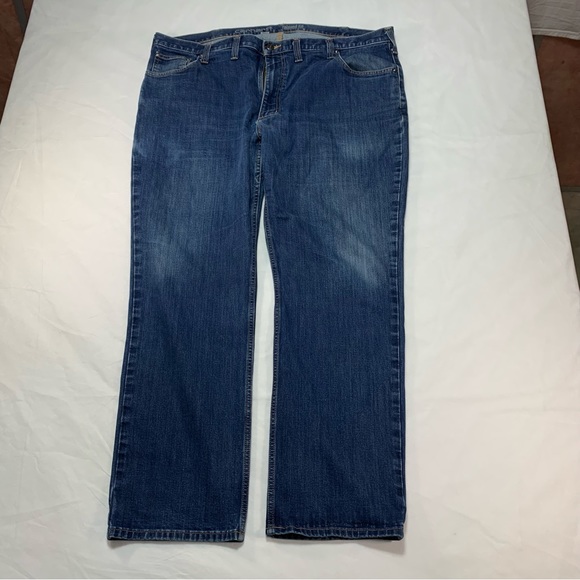 Carhartt Mens Jeans Relaxed Fit Denim Blue Size 44X32 - Picture 3 of 13